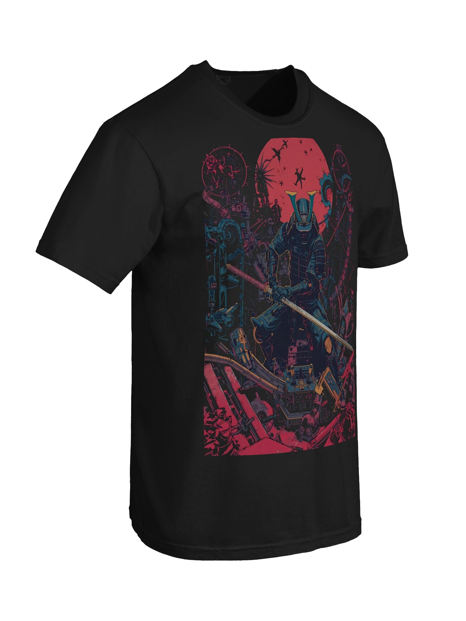 Samurai of Cyber Chaos Heavyweight T-Shirt product image (4)