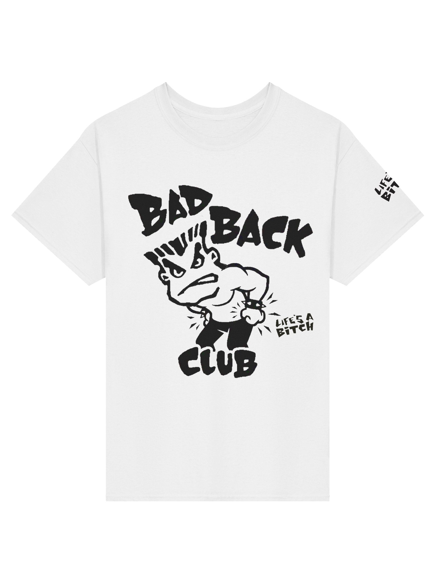 Bad Back Club - White T Shirt product image (1)