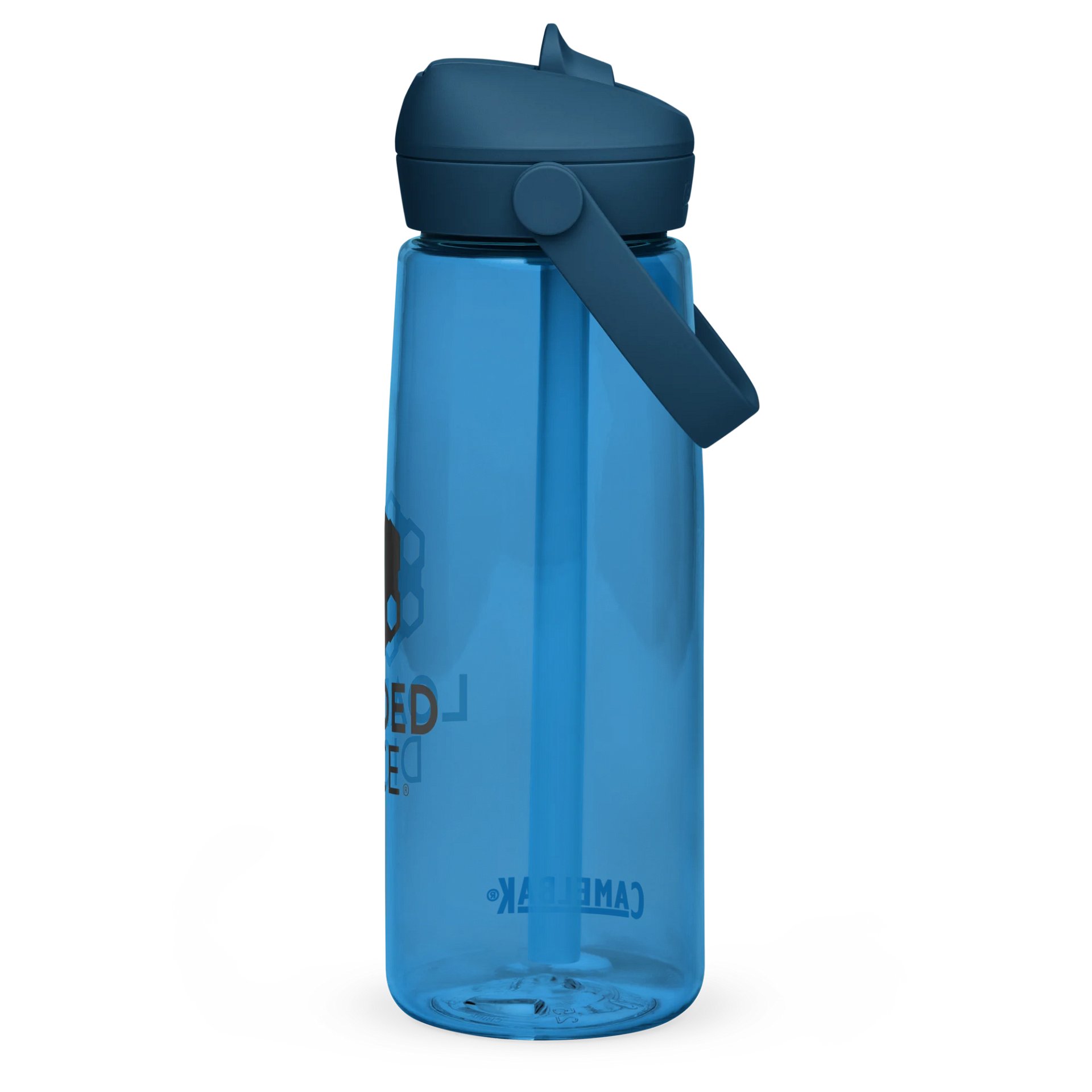 Loaded Dice Graphic Water Bottle Blue product image (2)