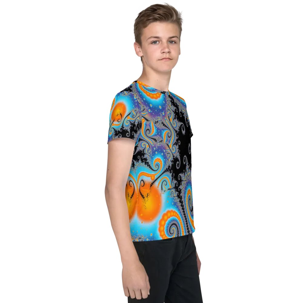 Fractal youth T-shirt - Party at the Orange Factory product image (5)