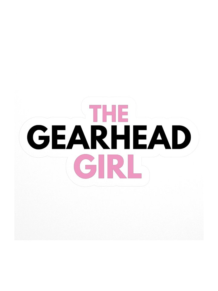 The Gearhead Girl Sticker product image (1)