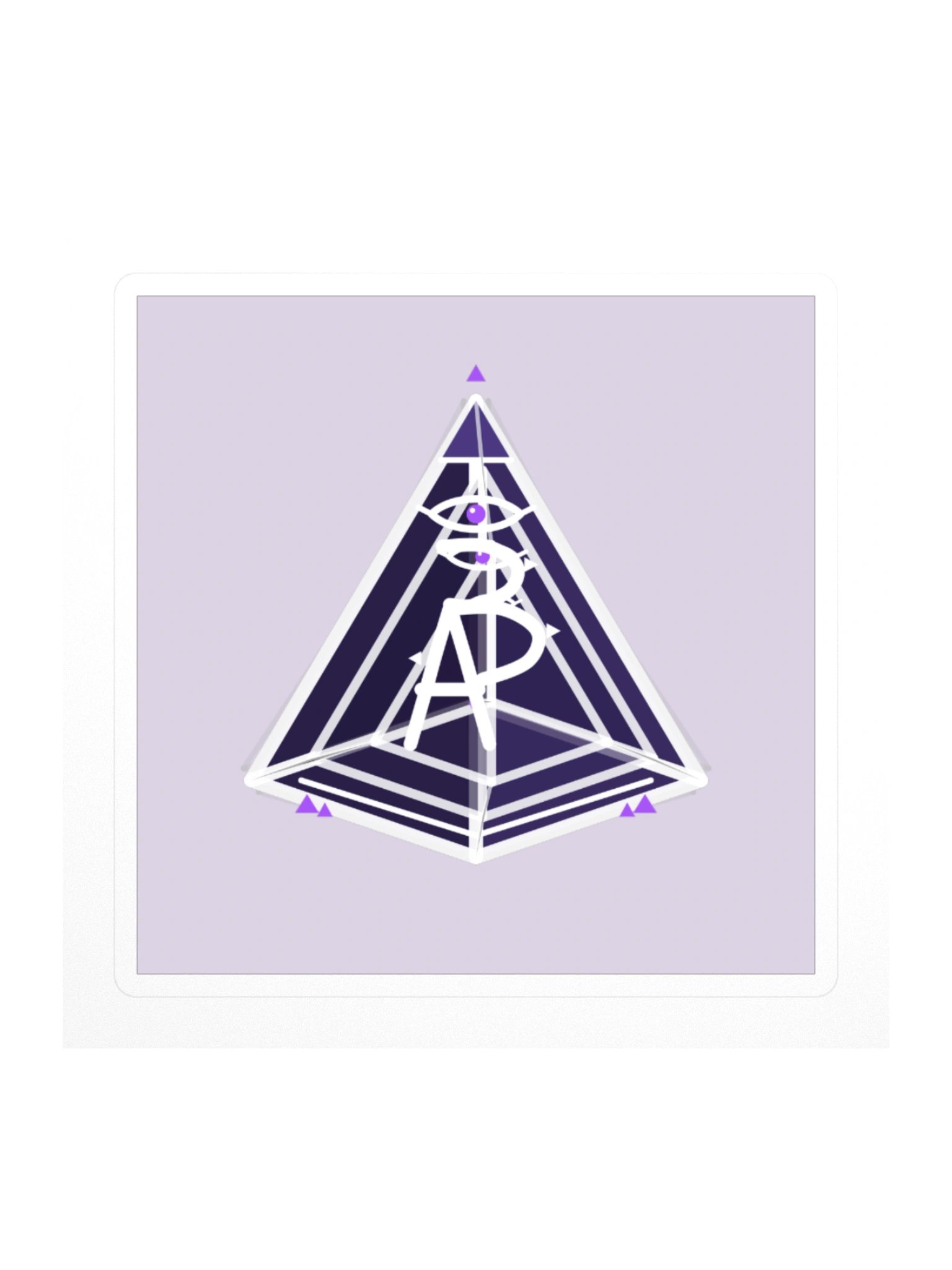 AP-3 5D Pyramid — Block Sticker product image (1)