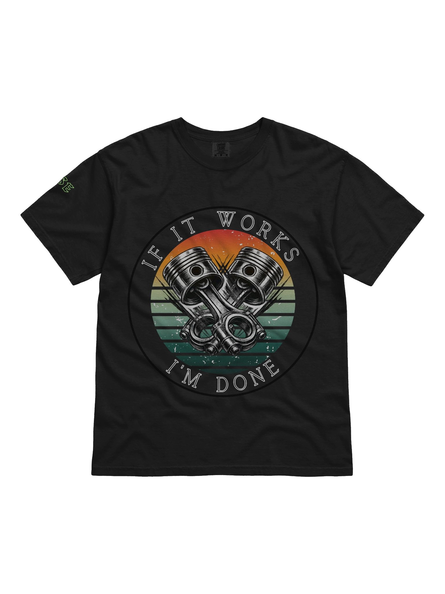 Retro Piston Cross T-Shirt for Father's Day product image (1)