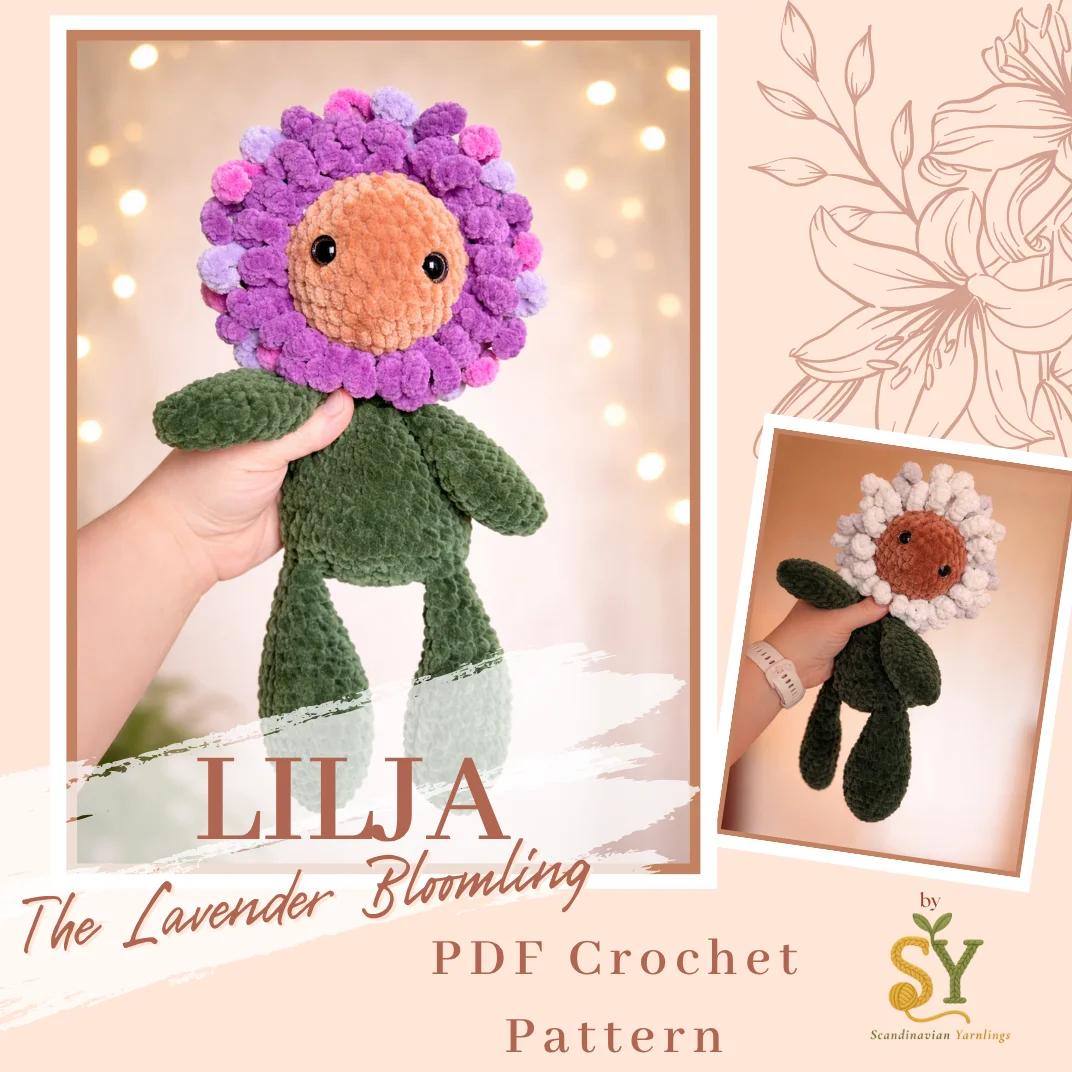 Crochet Pattern: Lilja the Lavender Bloomling PDF product image (1)