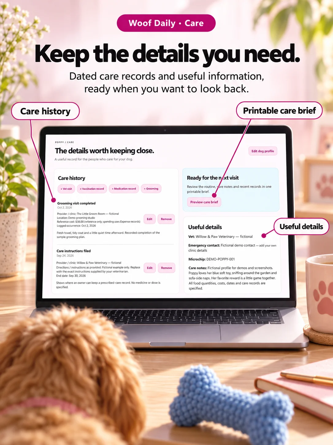Woof Life: Dog-Care Journal + Activity Planner product image (6)