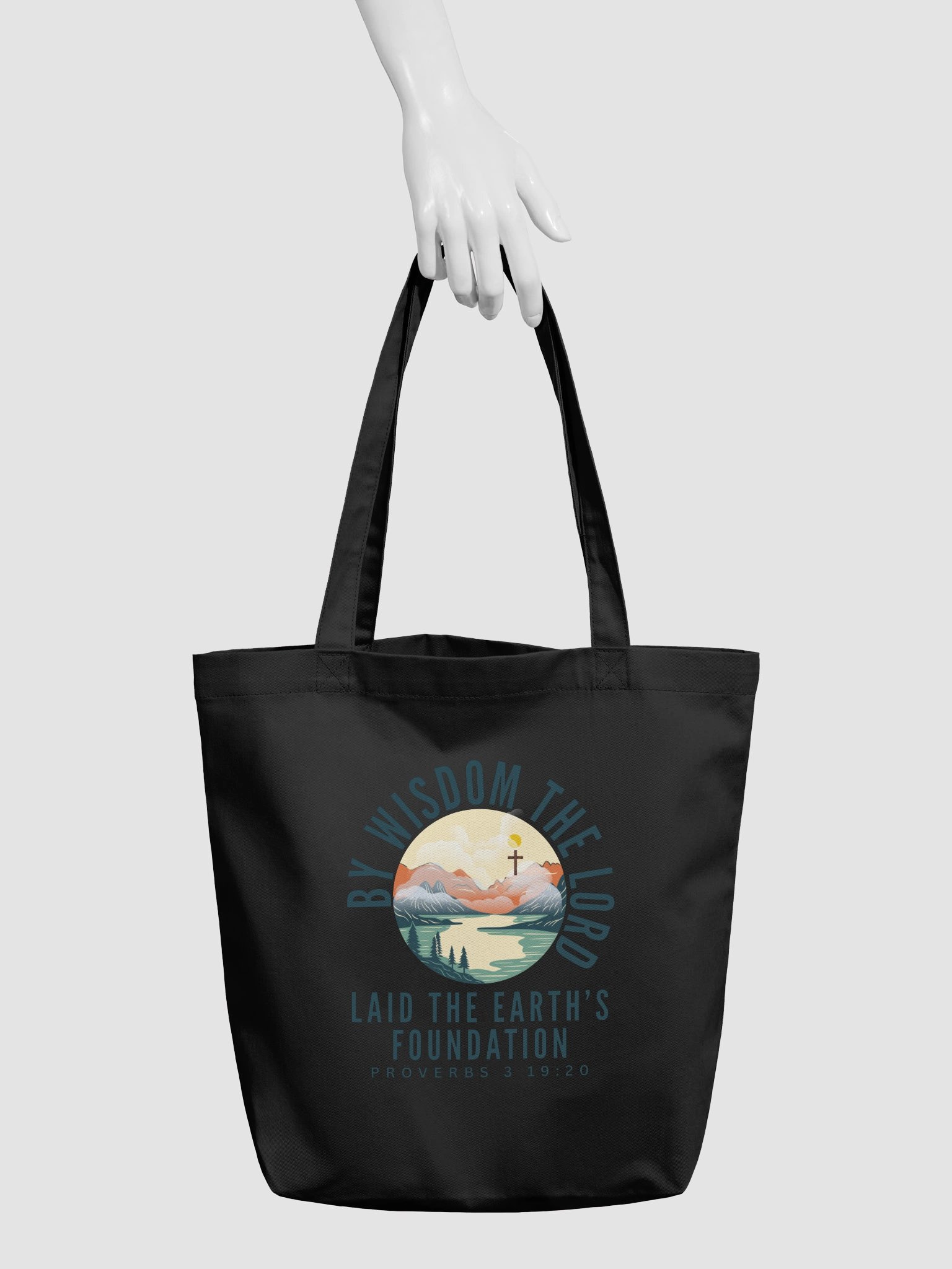 By Wisdom the Lord Tote Bag product image (3)