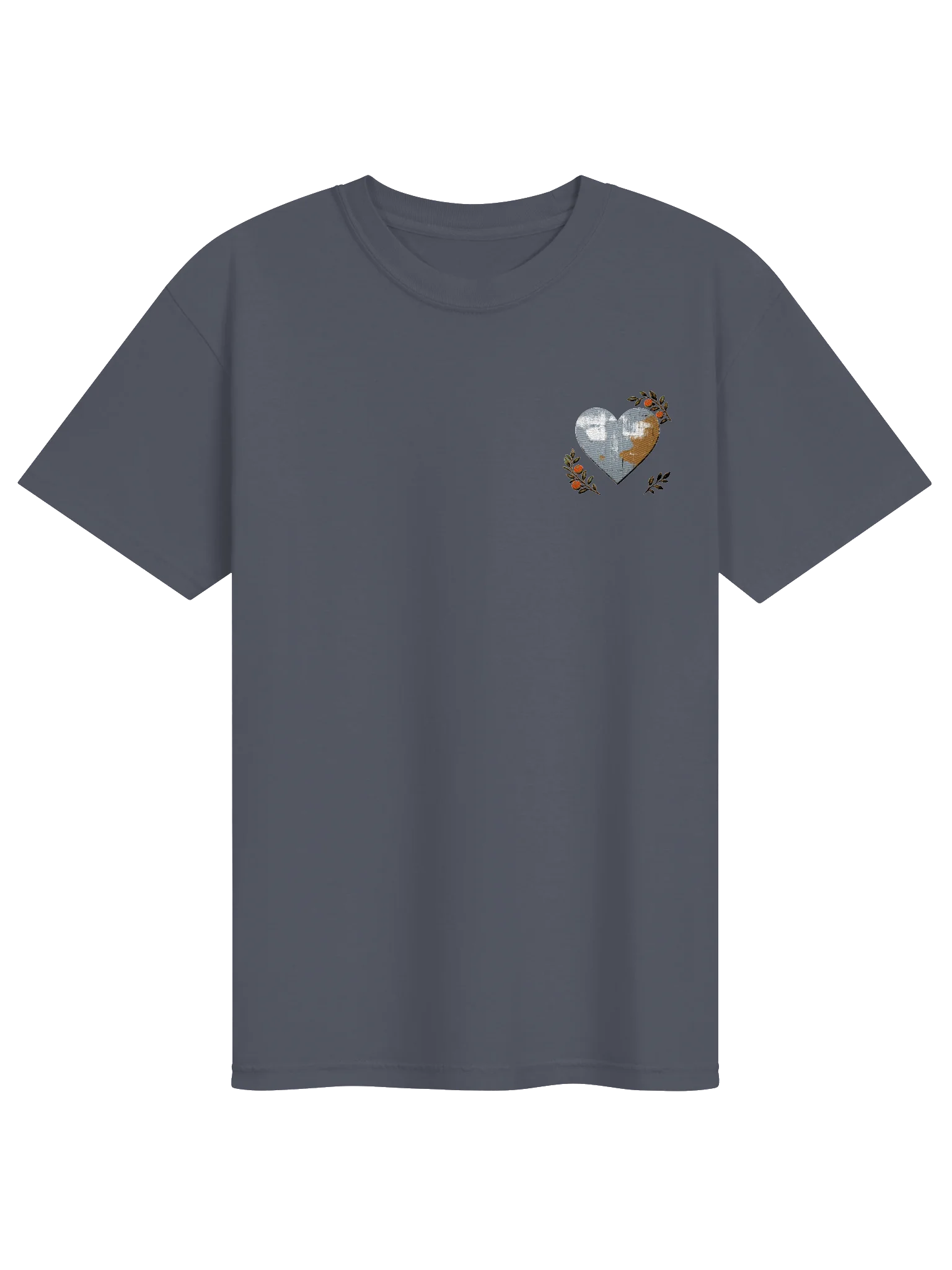 Steel Heart Embroidered Tee - California Dept. of Love product image (1)
