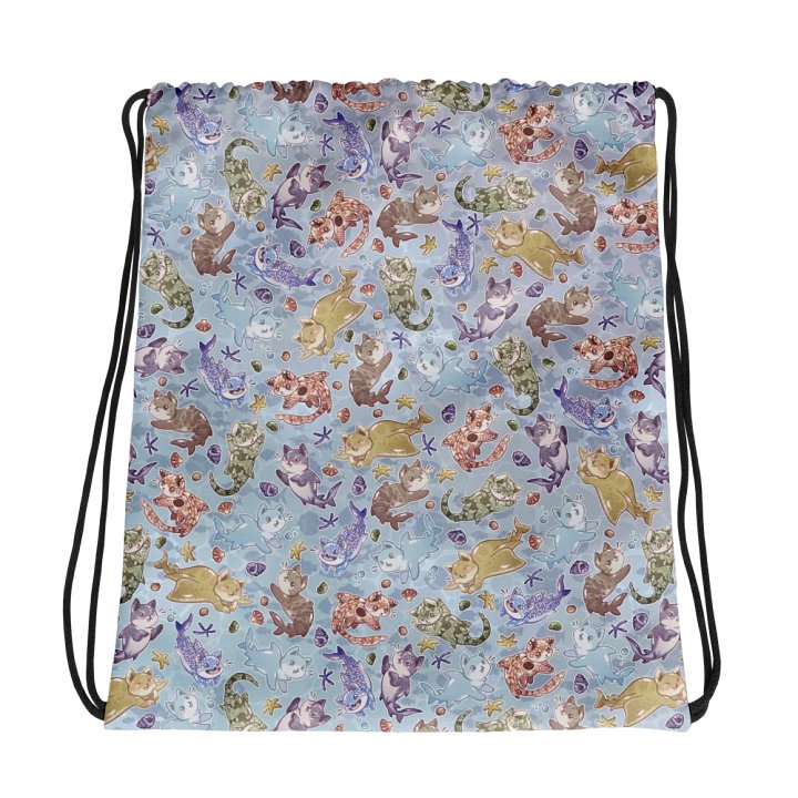 CATSHARK - drawstring bag product image (1)