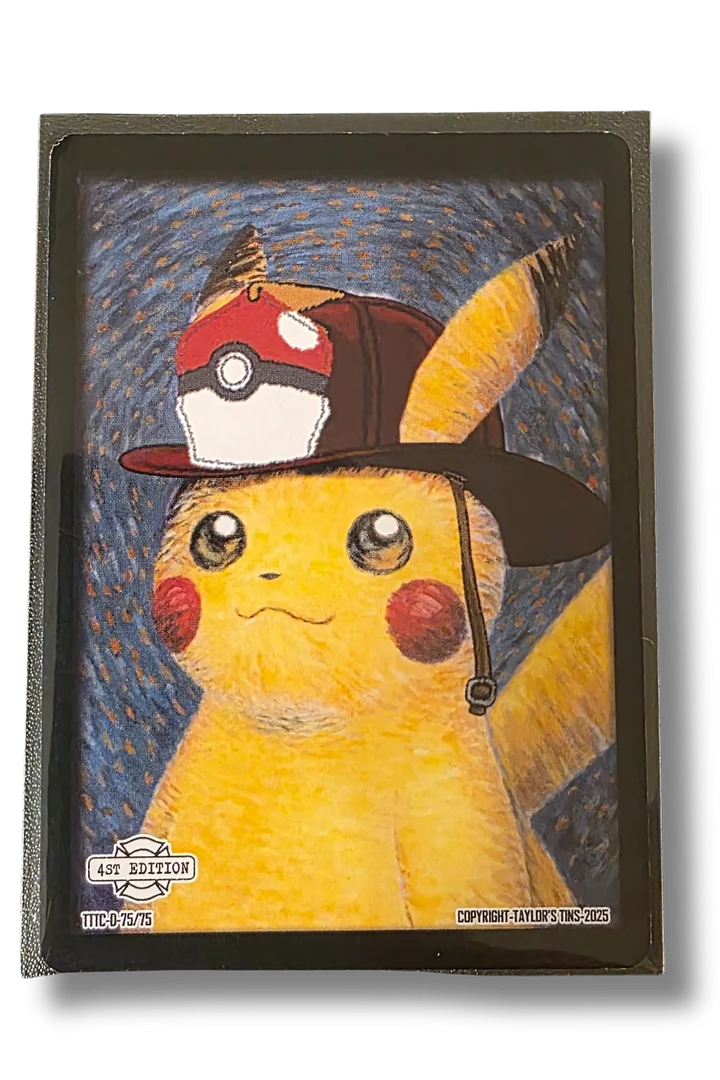 Taylor’s Tins 4th Edition Trading Card – Pikachu Firefighter Tribute (TTTC-0-75/75) product image (1)
