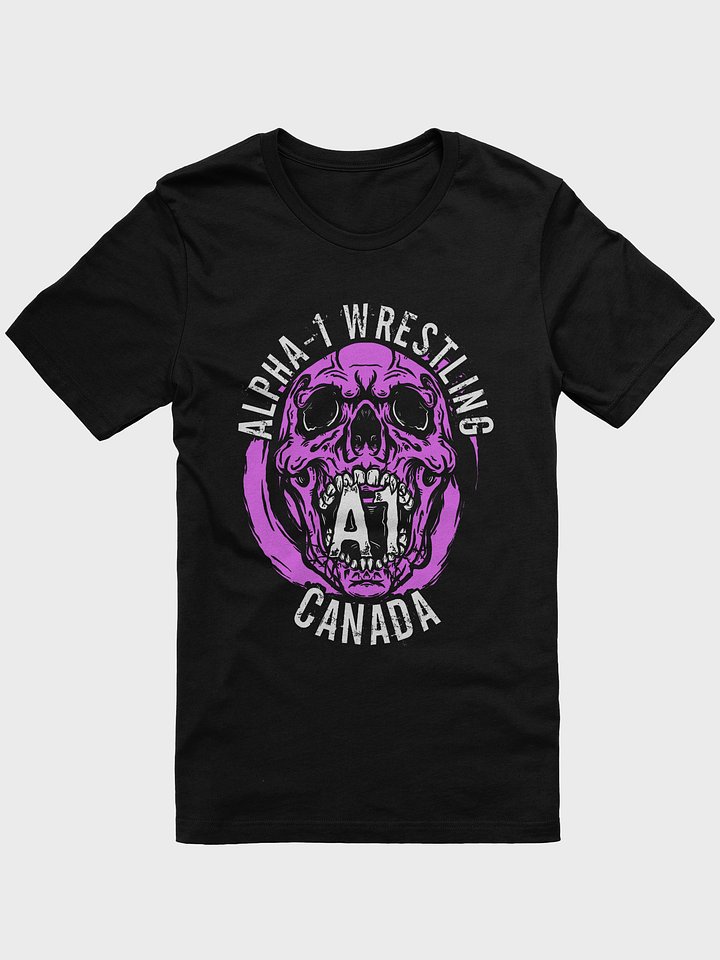 A1 Wrestling Skull T Shirt Pink product image (13)