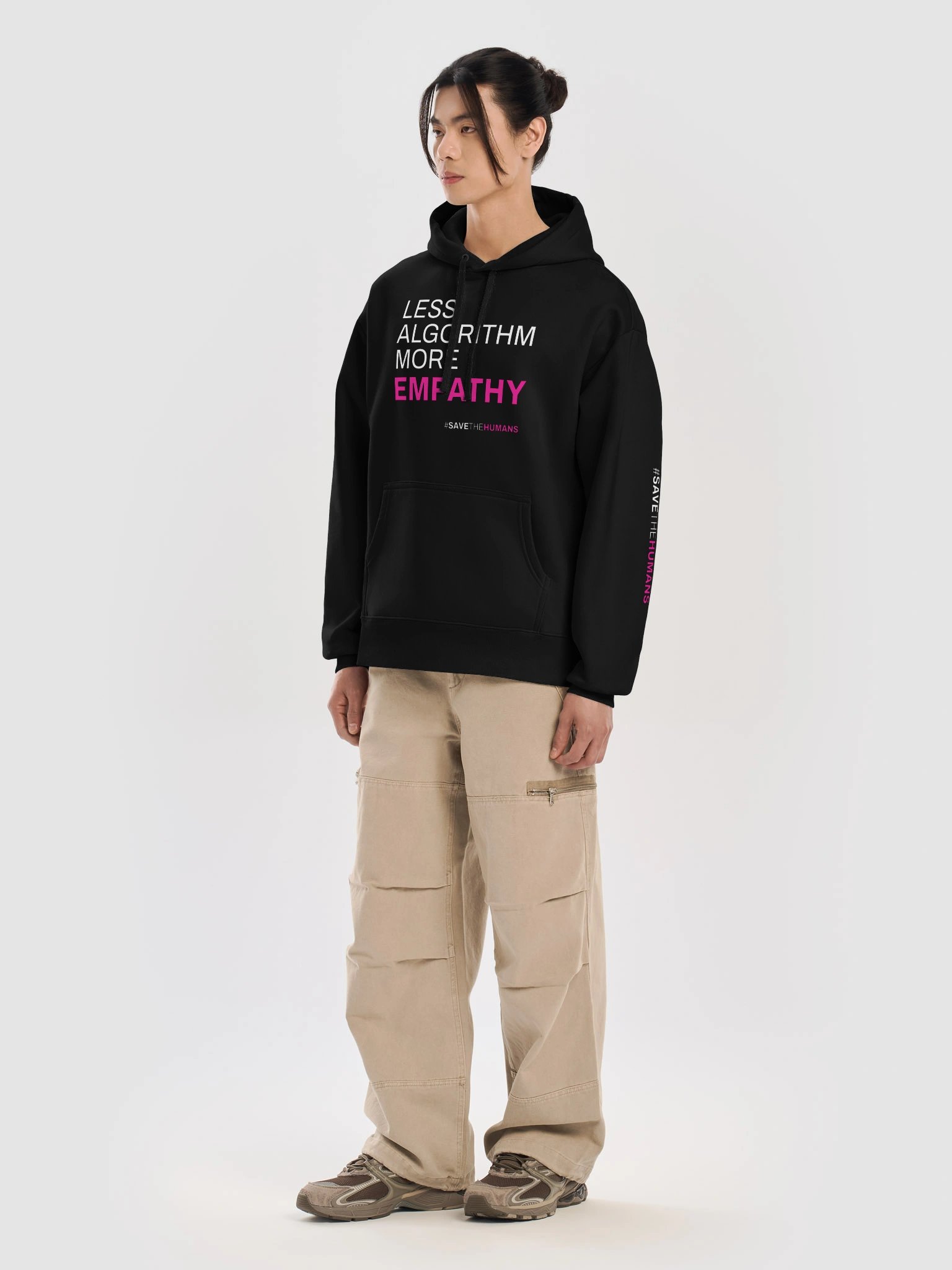 Mens Pullover Hoodie - Less Algorithm product image (1)