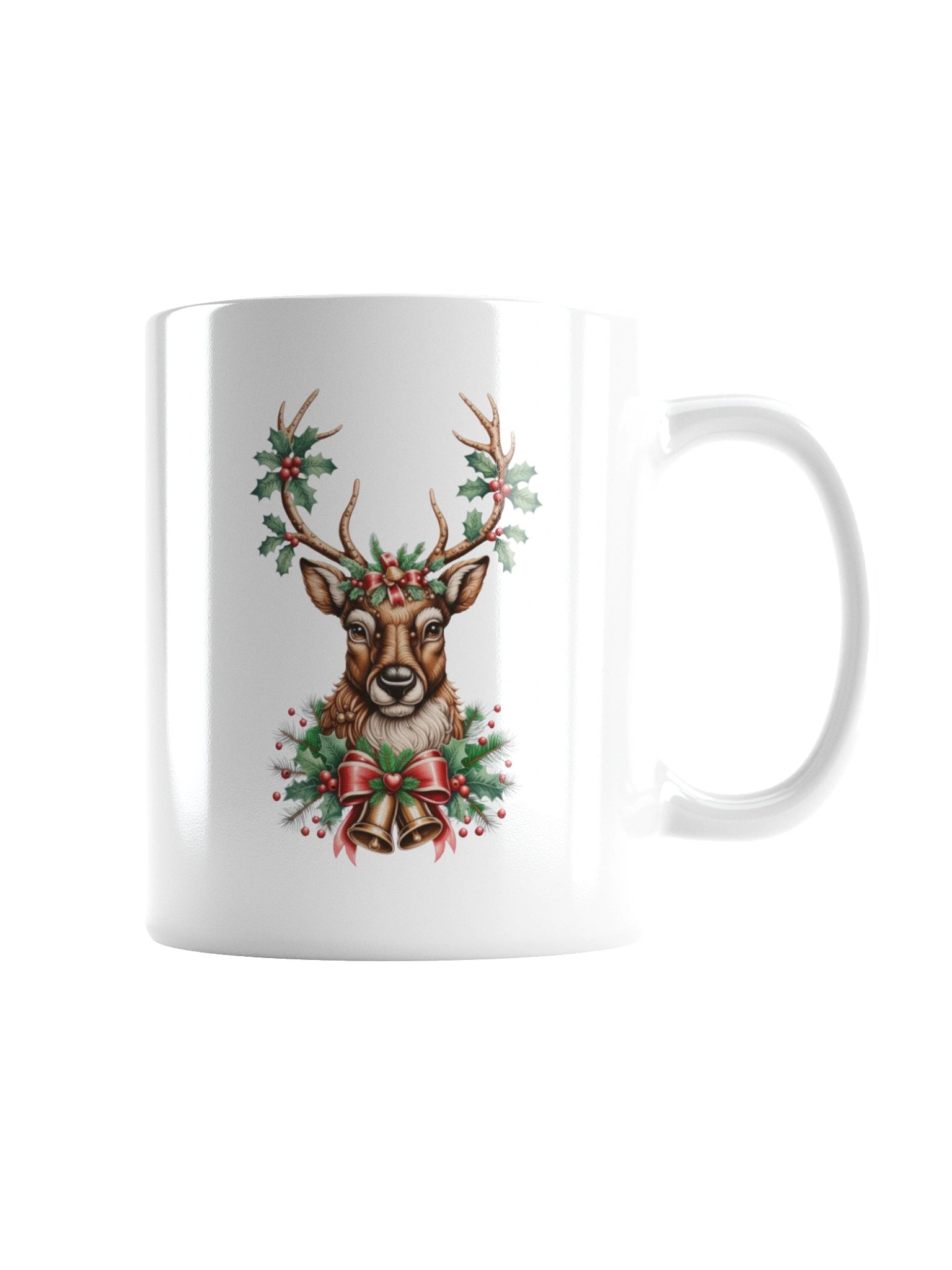 Reindeer and Holly Joy Coffee Mug product image (7)