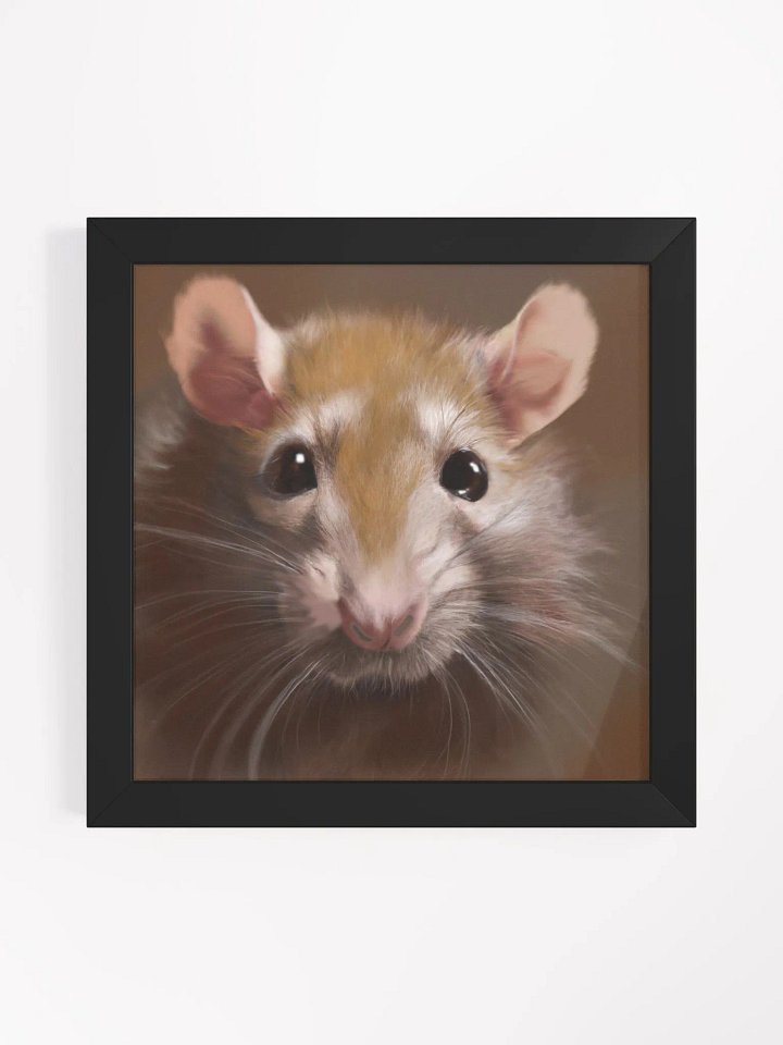 Wuv rat framed print product image (1)