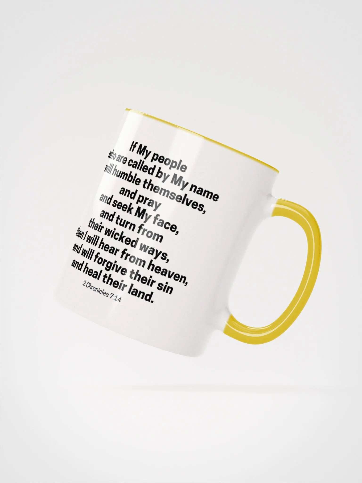 If My People Who Are Called By My Name 2 Chronicles 7:14 Design 2 Two-Tone Mug 11/15oz product image (2)
