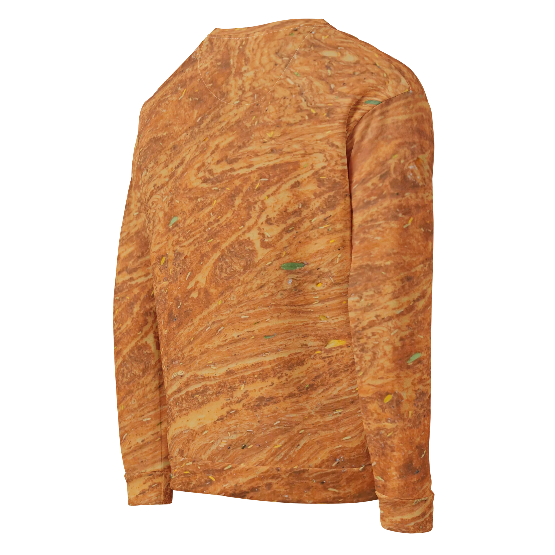 Terracotta Tea Unisex All-Over Print Recycled Warm Clay Sweatshirt product image (5)