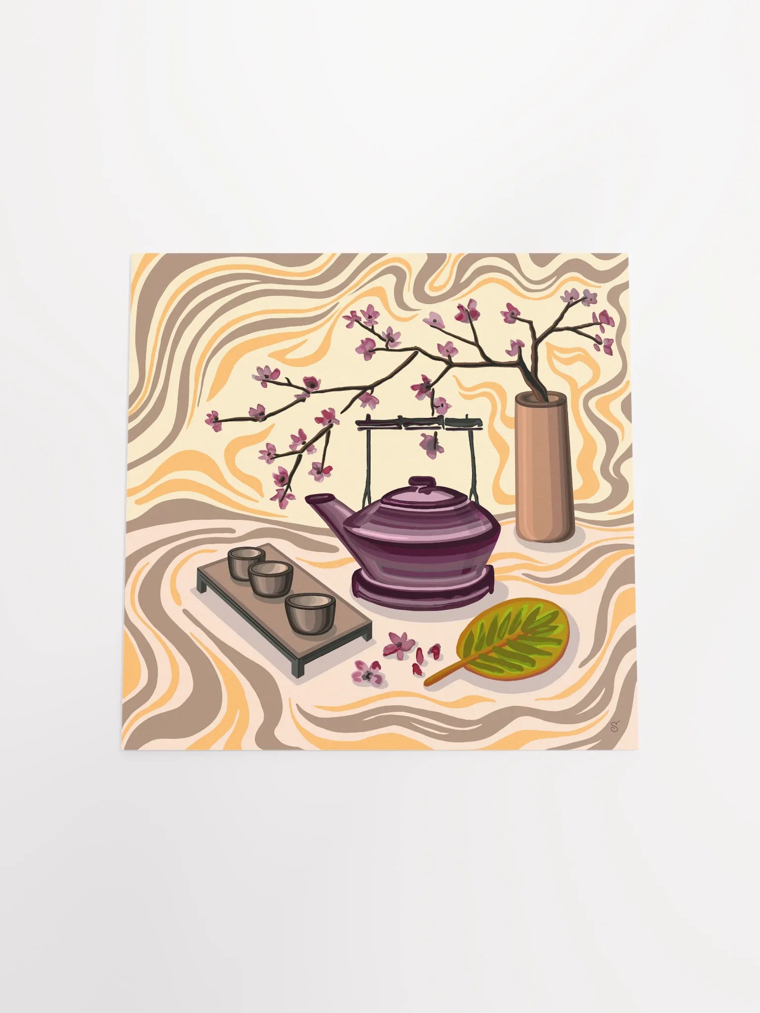 Serenity in Bloom Poster - Coffee Shop No. 5 product image (4)