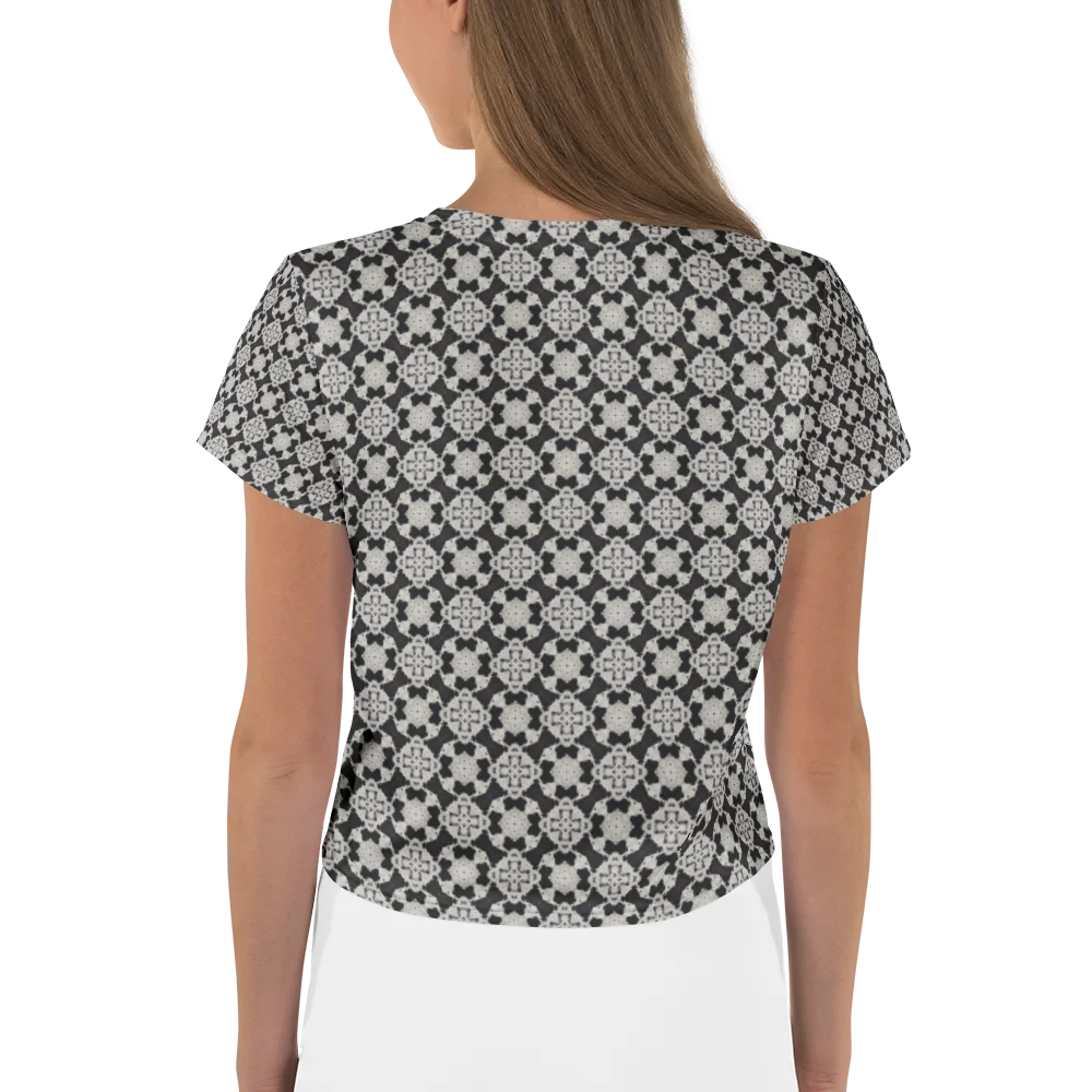 Monochrome Mosaic Crop Tee product image (2)