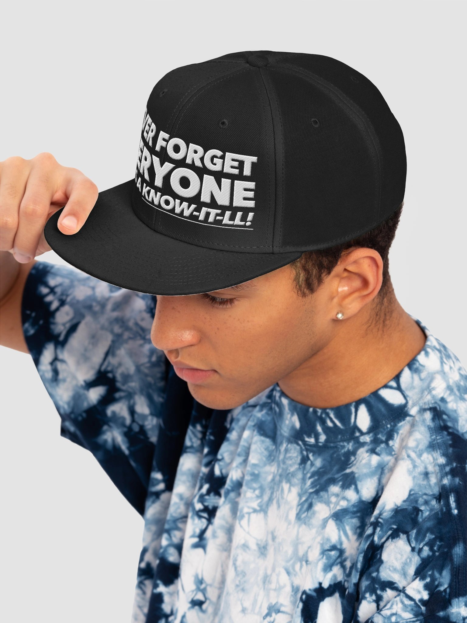 Know-It-All Nation Snapback Cap product image (7)
