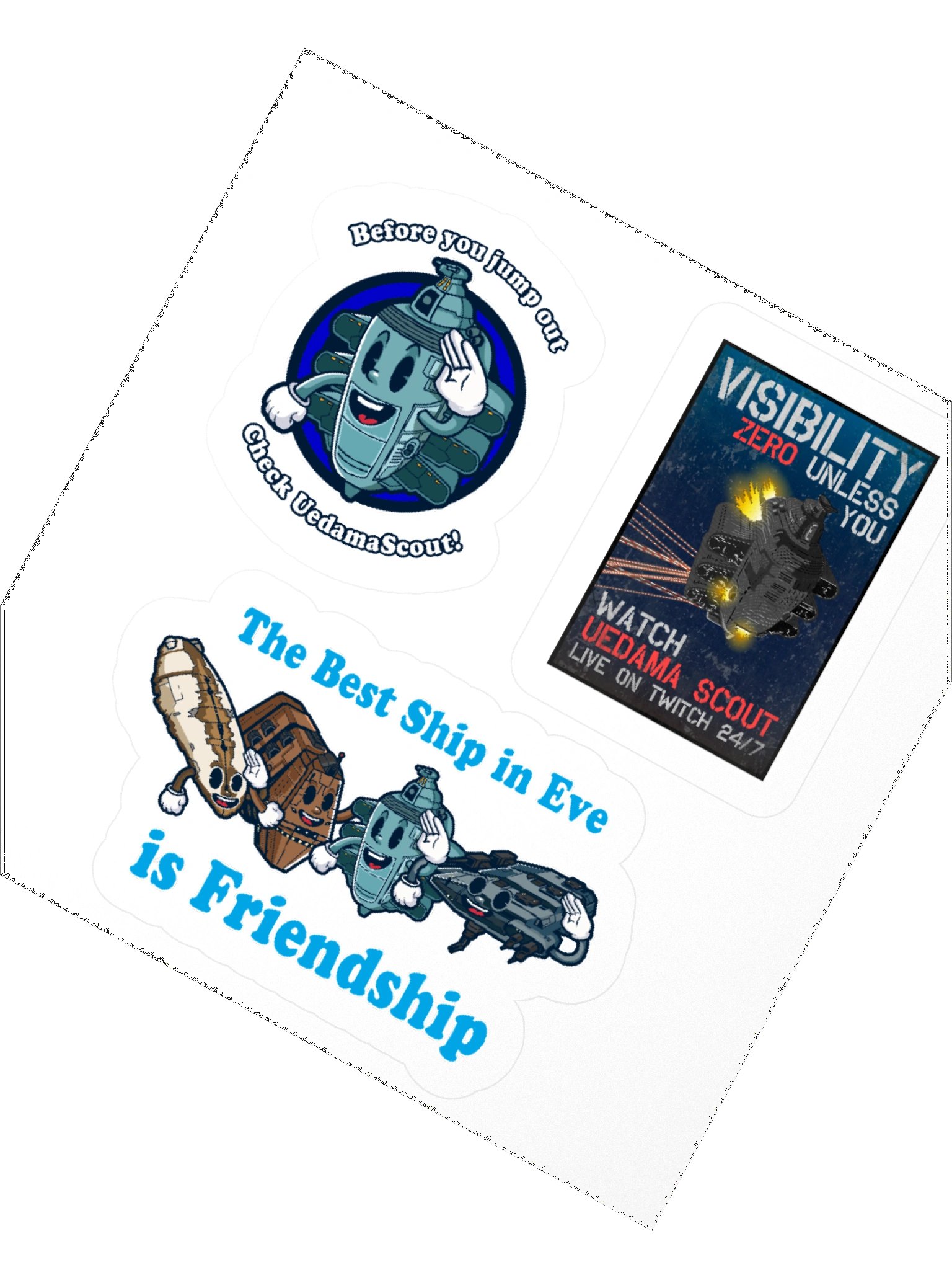 UedamaScout Sticker Pack product image (4)