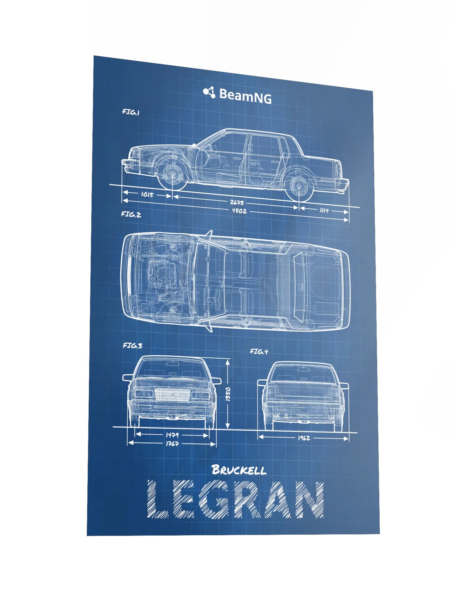 Bruckell Legran Blueprint Poster product image (4)