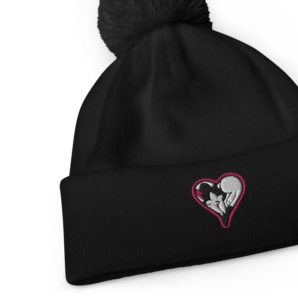 gupasmHeart Pom-Pom Beanie product image (2)