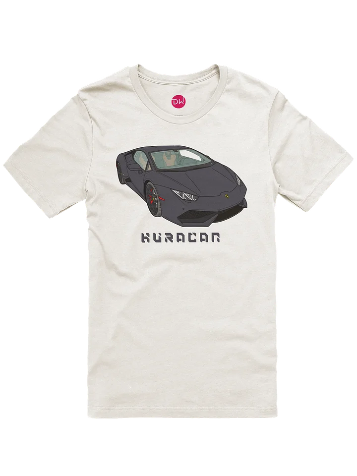 Black Lamborghini Huracan Shirt (Retro, Sketch, Silhouette) product image (3)