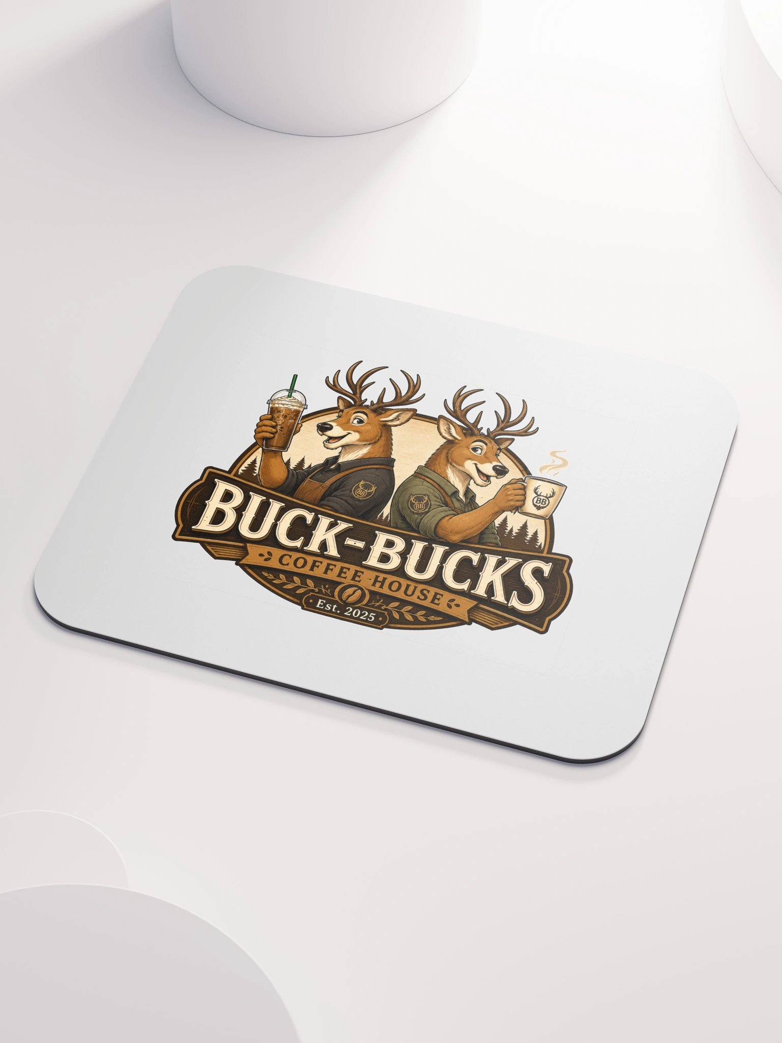 Buck-Bucks Coffee Mouse Pad. product image (3)