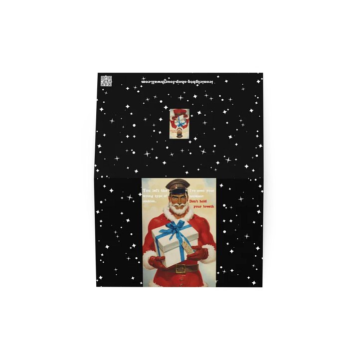 Camp Christmas Gay Leather Collection Wrong Cookies Leather Daddy Christmas Pride Graphic Design Funny Christmas Card product image (2)