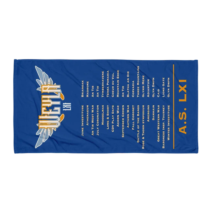 Weyla LXI Tour Beach Towel product image (1)