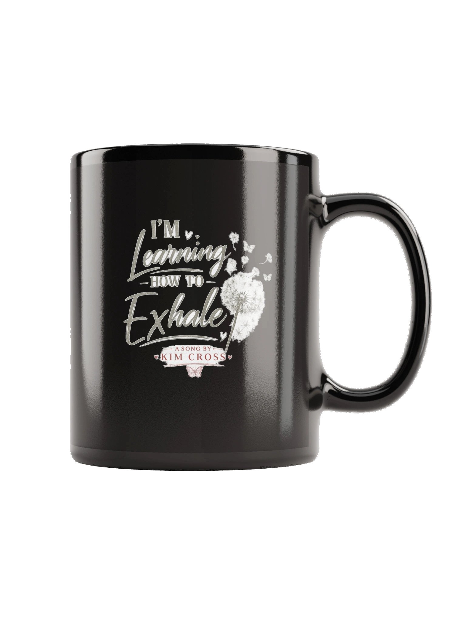 I'm Learning How to Exhale Black Coffee Mug product image (6)