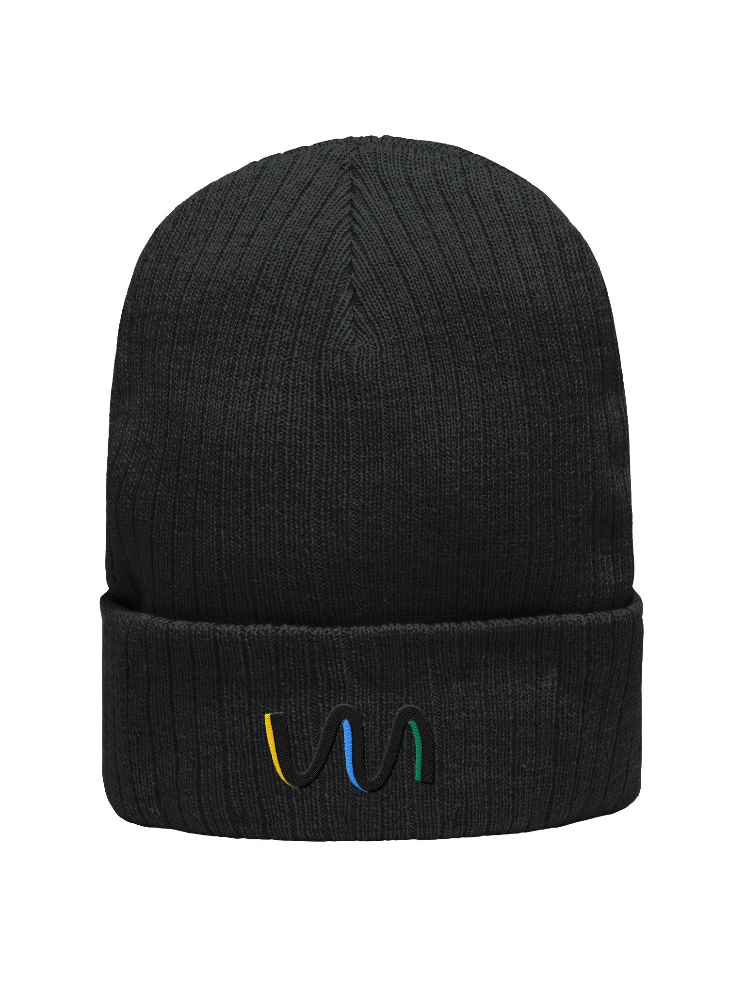 W-LINE LOGO. Eco-Friendly Ribbed Knit Beanie product image (2)