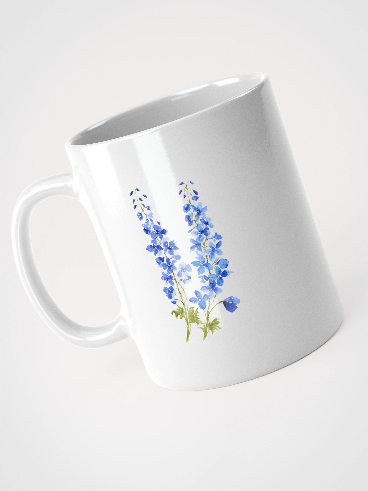 Blue Delphinium Floral Mug product image (3)