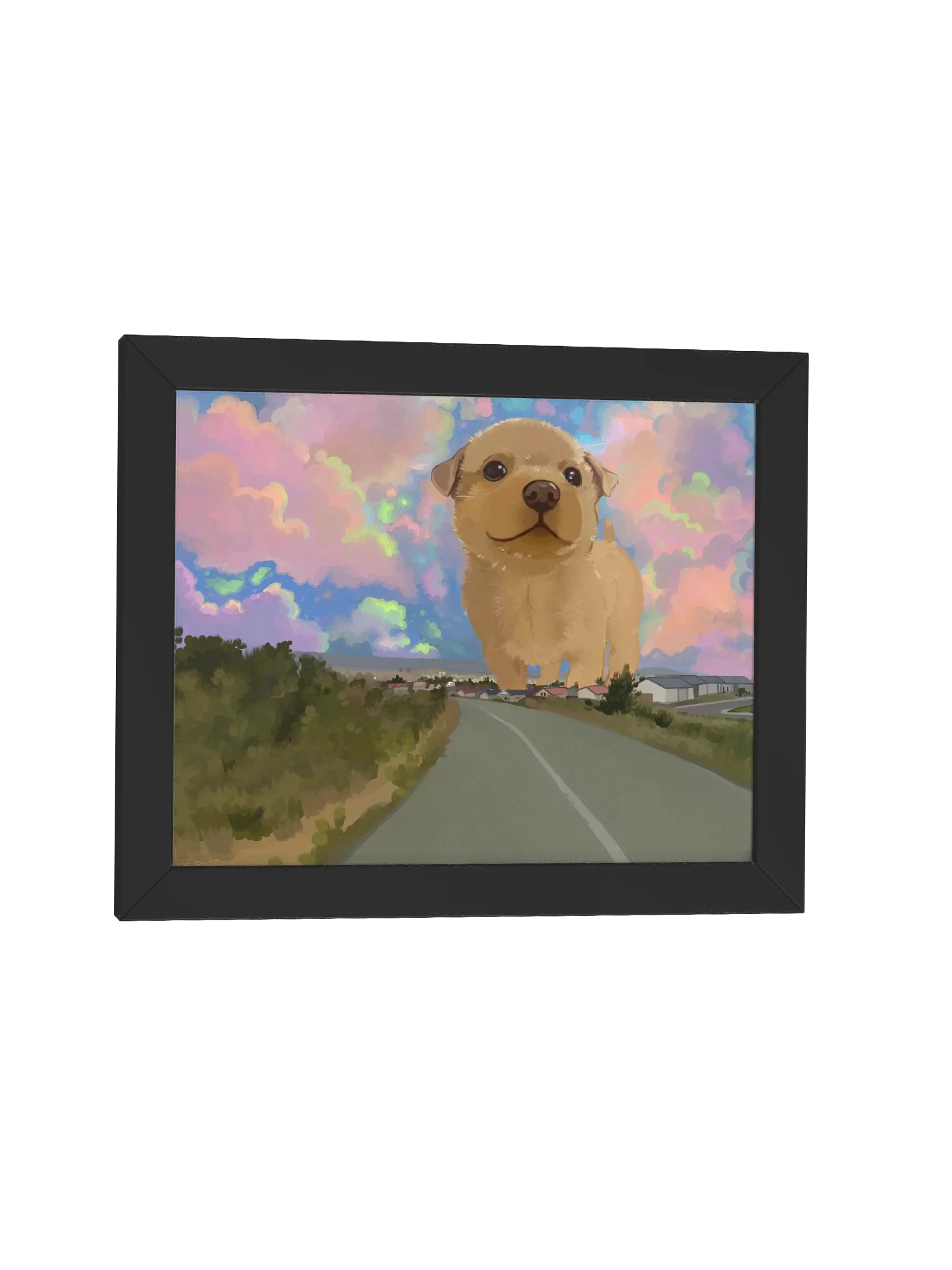 Giant dog framed poster product image (1)