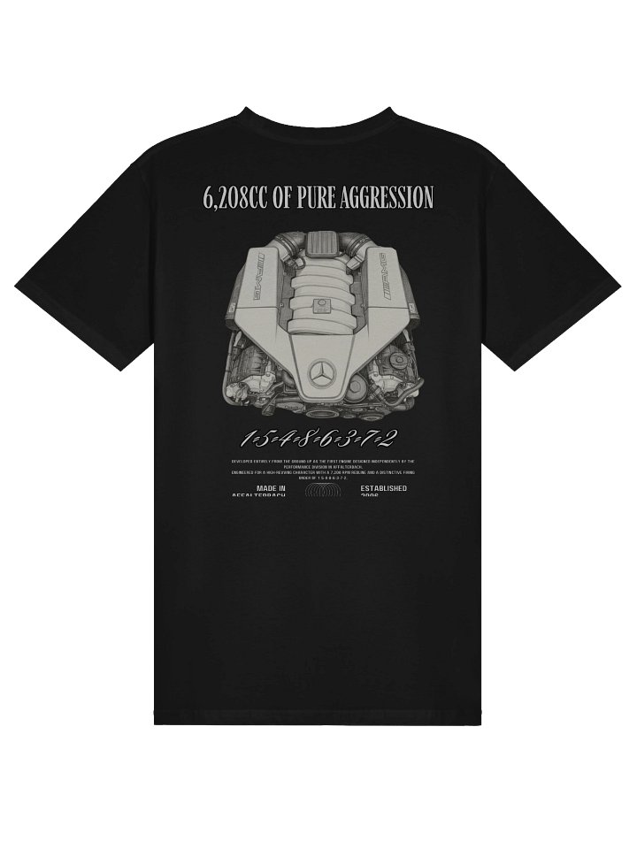 The 6.2L Symphony Tee: Black Double-Sided product image (2)