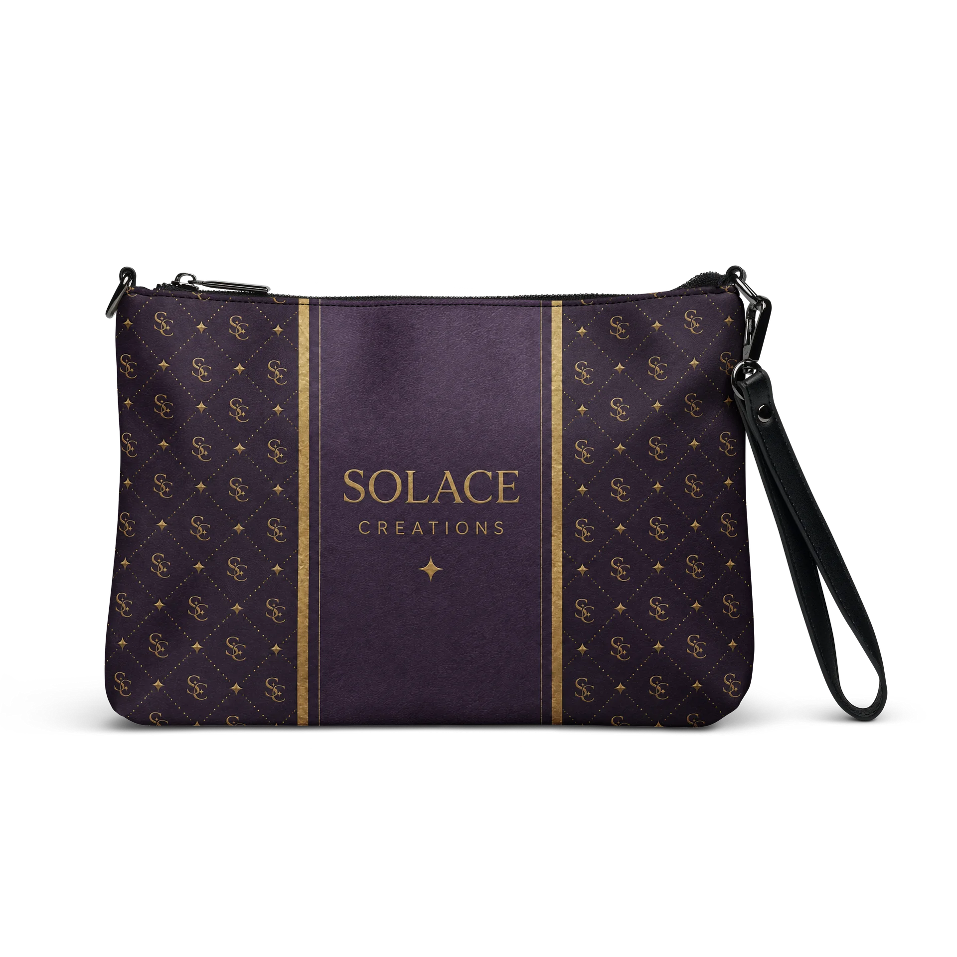 Solace Creations Royal Signature Monogram Crossbody Bag product image (1)