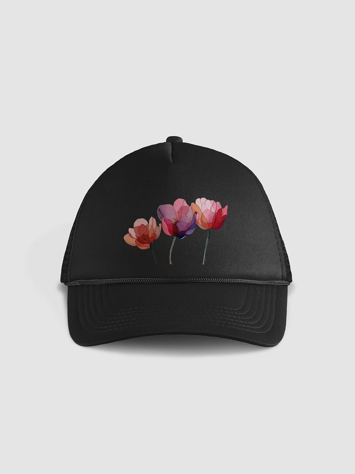 Three Tulips Embroidered Baseball Hat product image (1)