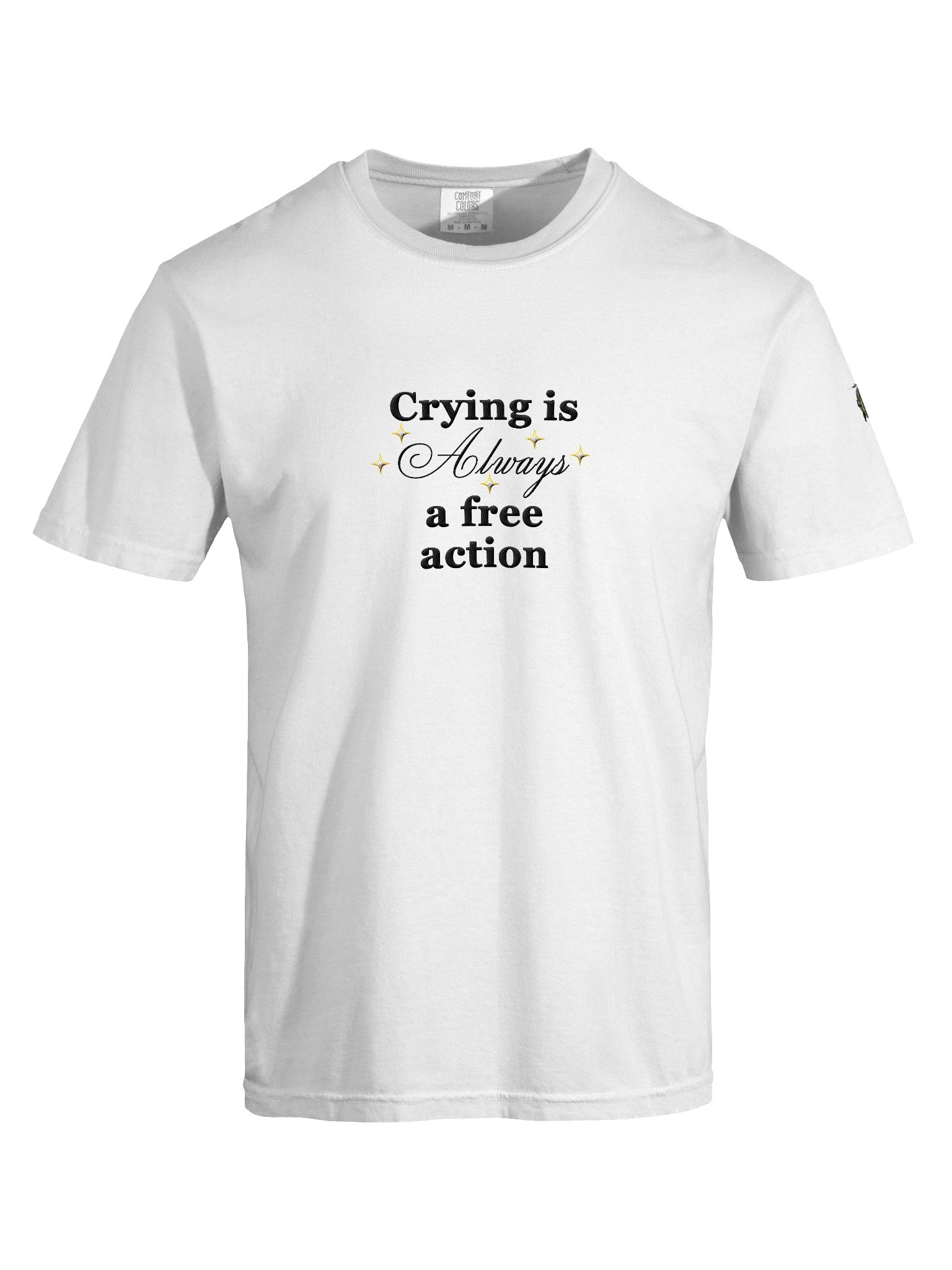 Crying Is Always a Free Action Tee product image (37)