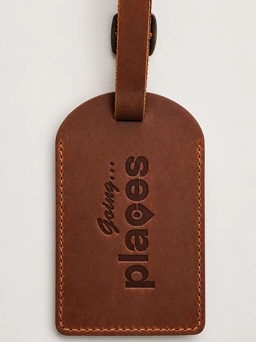 Going... Places Luggage Tag — Brown product image (1)