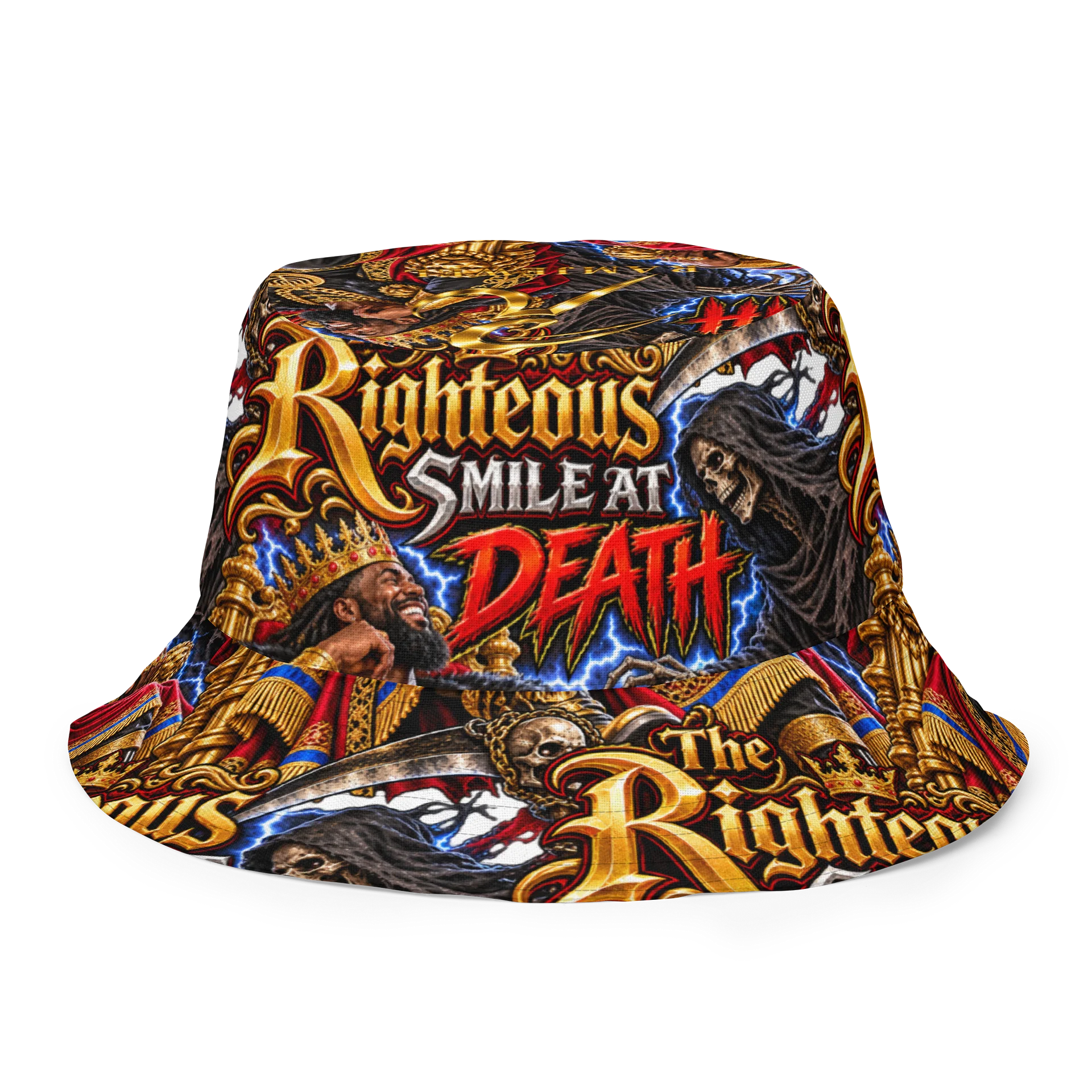 The Righteous Smile at Death Reversible Bucket Hat product image (8)