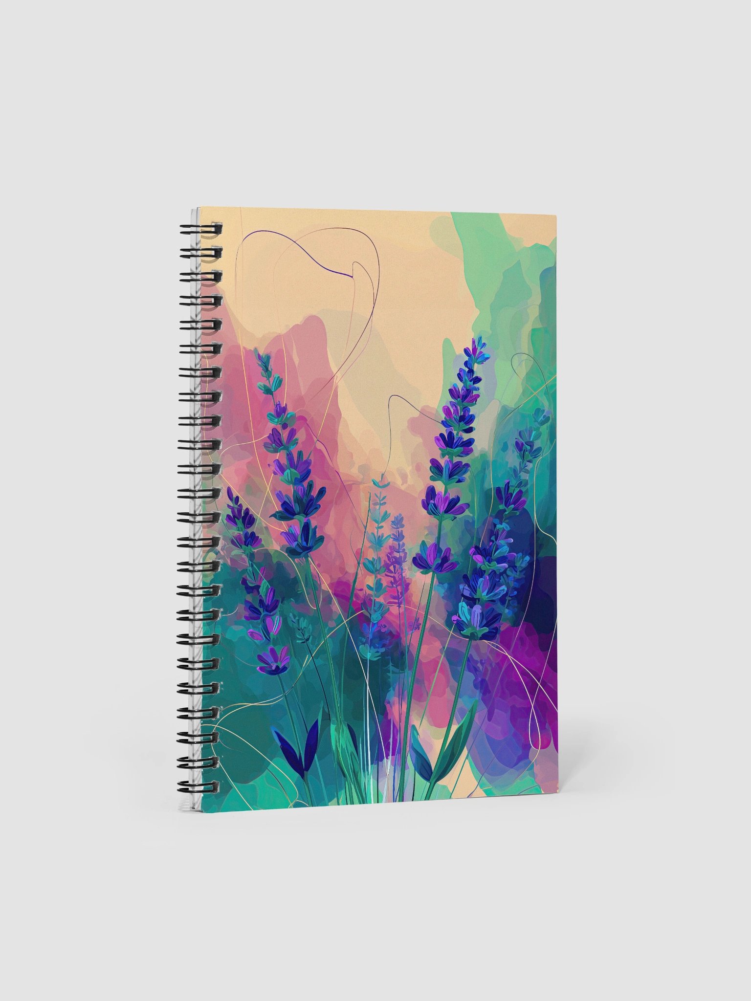 Abstract Lavender Notebook product image (1)