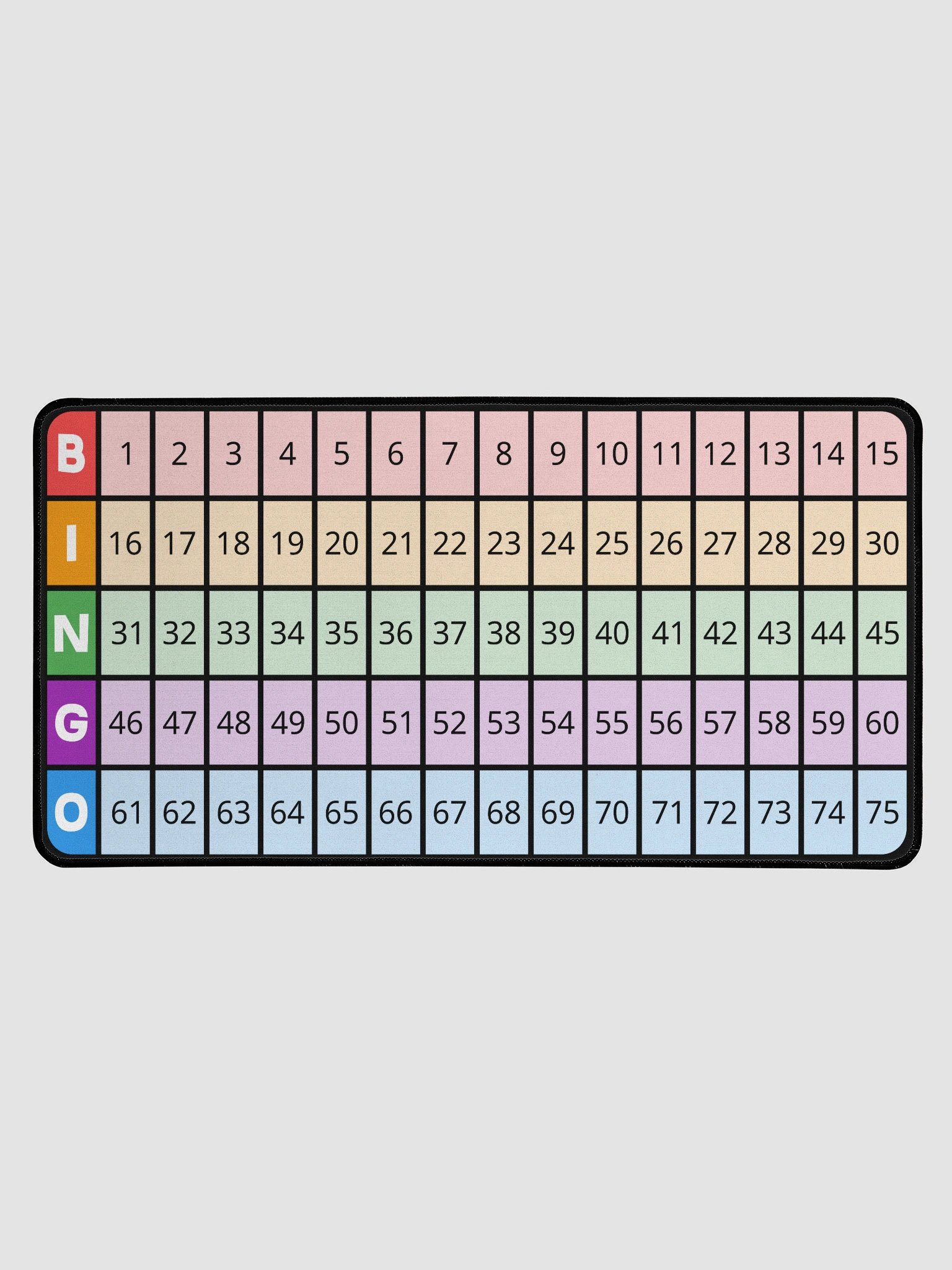 Bingo Board Desk Mat product image (1)