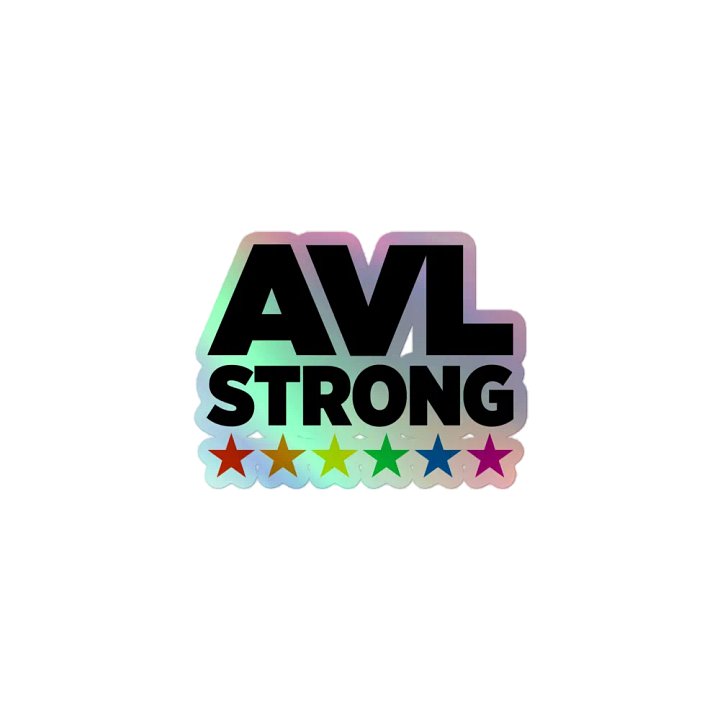 AVL Strong Holographic Sticker product image (1)