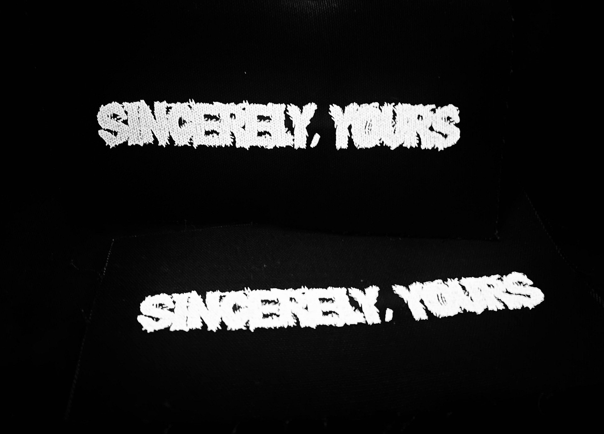 Sincerely, Yours Metal Font Patch product image (1)