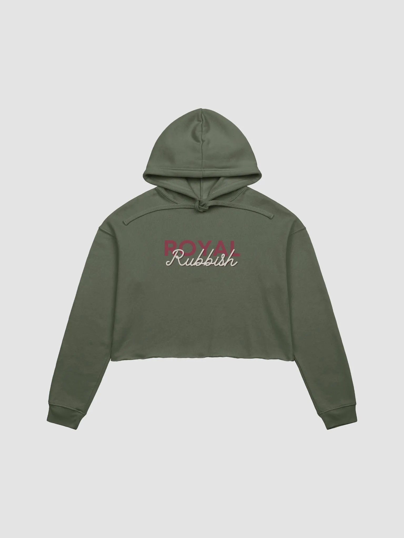 Crop Hoodie: Royal Rubbish product image (1)