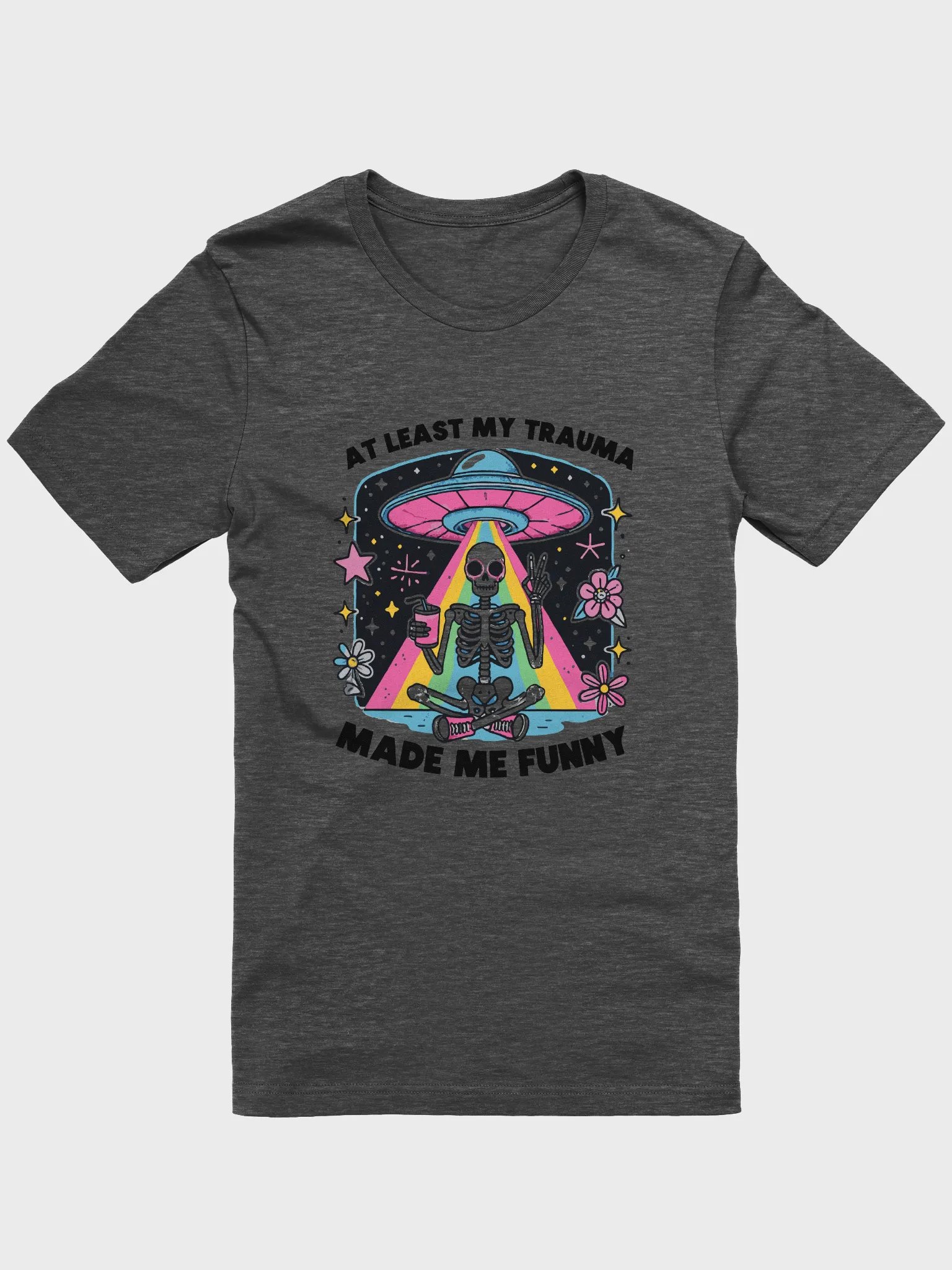 Rainbow UFO Skeleton Tee product image (1)
