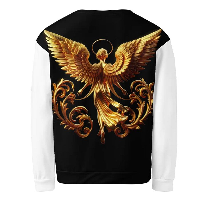 A Golden Angel and Cross - Unisex Sweatshirt #2 product image (2)