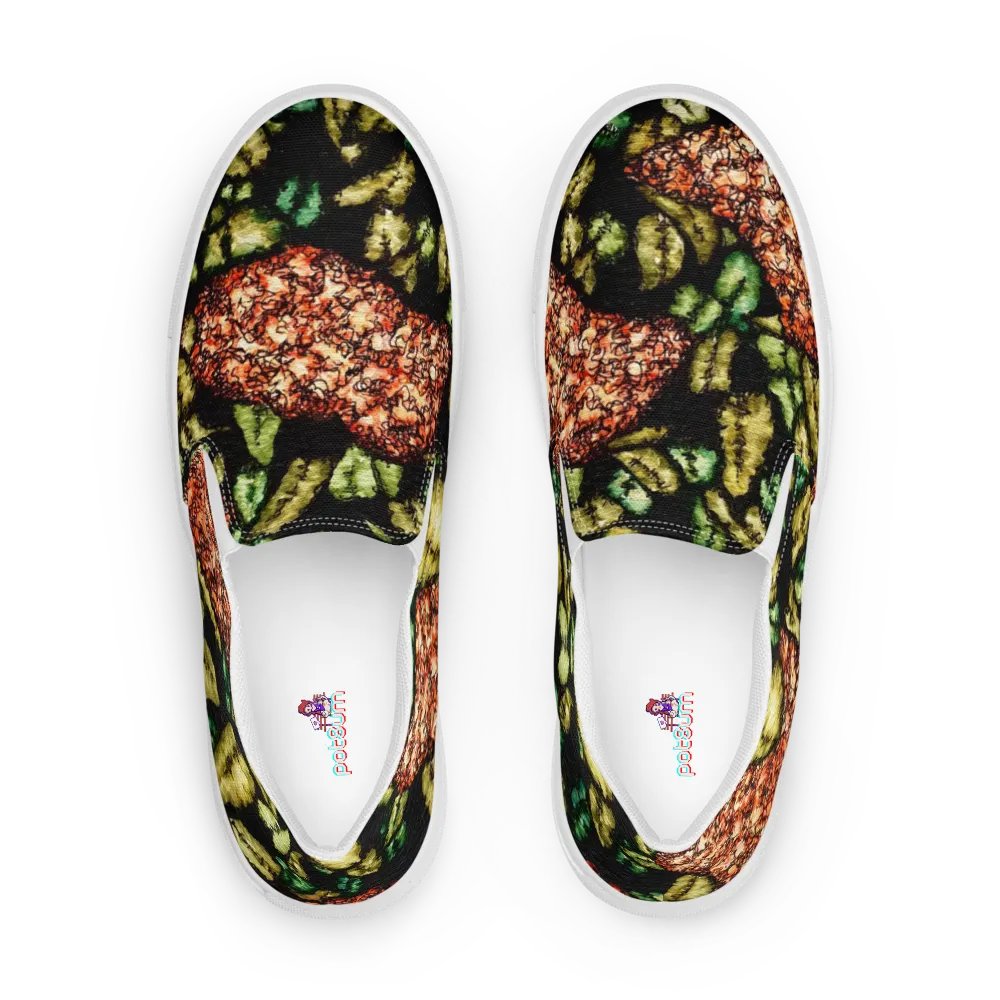 HYDRANGEAS V women's slip-on canvas shoes product image (3)