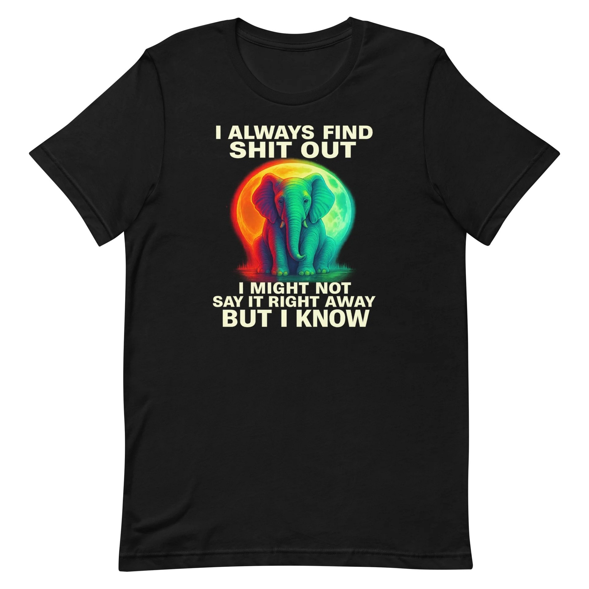 Vibrant Elephant Wisdom T-Shirt product image (3)