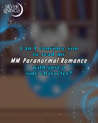 Can I convince you to read my upcoming MM Paranormal Romance with just a side character?

🦇

Meet Lu, the ghost bat! (because...