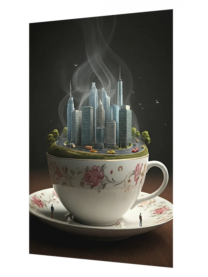 Cityscape in a Teacup Enhanced Matte Paper Poster product image (6)